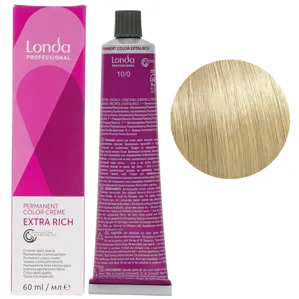 10/0 спеціальний блондин попелясто-фіолетовий Стійка фарба для волосся, 60 мл Permanent Color Londa Professional