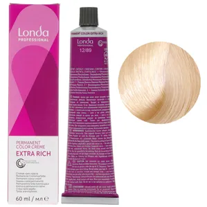 12/89 спеціальний блондин перлистий сендре Стійка фарба для волосся, 60 мл Permanent Color Londa Professional
