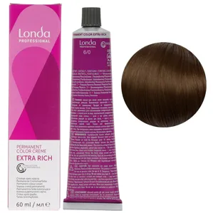 6/0 темний блондин Стійка фарба для волосся, 60 мл Permanent Color Londa Professional