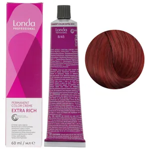 8/45 світлий блондин мідно-червоний Стійка фарба для волосся, 60 мл Permanent Color Londa Professional