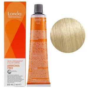 10/0 спеціальний блондин попелясто-фіолетовий Демі-перманентна фарба без аміаку, 60 мл Demi-Permanent Color Londa Professional