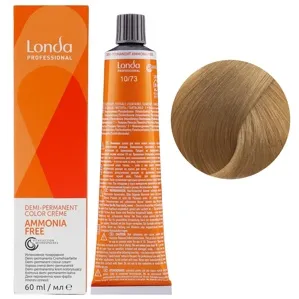 10/73 яскравий блондин коричнево-золотистий Демі-перманентна фарба без аміаку, 60 мл Demi-Permanent Color Londa Professional