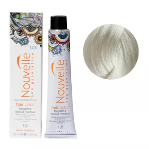 12/8 річкова перлина Фарба для волосся перманентна, 100мл Permanent Hair Color Nouvelle