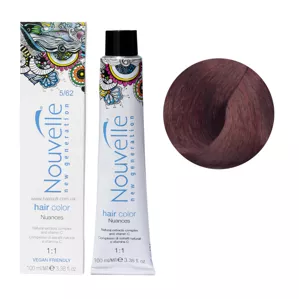 5/62 світлий червоний матово-коричневий Фарба для волосся перманентна, 100мл Permanent Hair Color Nouvelle