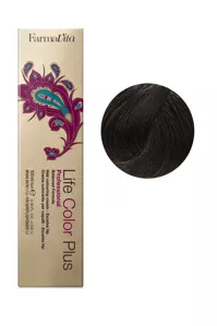 4/3 каштановий золотистий Фарба для волосся 100 мл.Life Color Plus FarmaVita