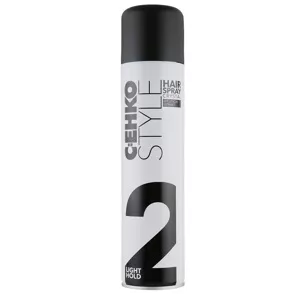 Лак для волосся легкої фіксації 400мл. STYLE CRYSTAL Hair Spray Light Hold (2*)  C:EHKO