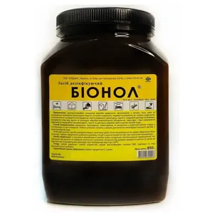 Біонол Порошок Миючий засіб для дезінфекції, достерилізаційного очищення з мийними властивостями, 850 г 