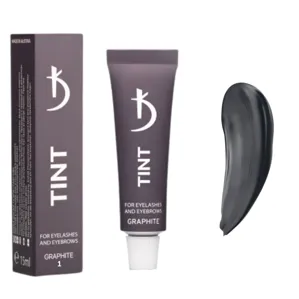 Фарба для брів та вій TINT №1, колір: Графіт (Graphite), 15 мл Kodi Professional 