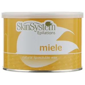 Віск для депіляції в банці MIELE Natural Liposoluble wax, 400 мл Skin System  