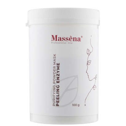 Маска очищувальна порошкова для обличчя "Ензимний пілінг", 100 г PEELING ENZYME Purifying Powder Mask Massena