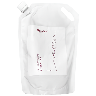 Обгортання для тіла гелеве "Зелений чай", 1000 г GREEN TEA Gel Body Wrap Massena