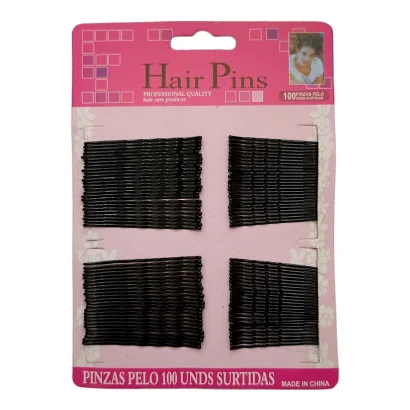Невидимки для волосся (чорні) 100 шт Hair Pins Y.R.E