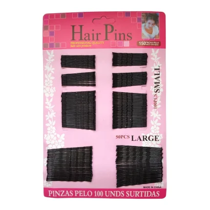 Невидимки для волосся (чорні) 150 шт Hair Pins Y.R.E