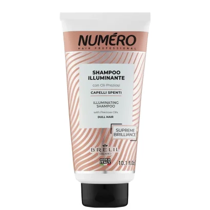 Шампунь для надання волоссю блиску з цінними маслами, 300 мл ILLUMINATING SHAMPOO Numero BRELIL Professional