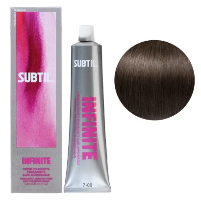 7/00 Безаміачна стійка крем-фарба для волосся, 60 мл Permanent Hair Color INFINITE SUBTIL (блондин натуральний інтенсивний)