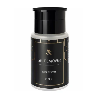 Рідина для зняття гель-лаку F.O.X Gel Remover з помпою, 160 мл