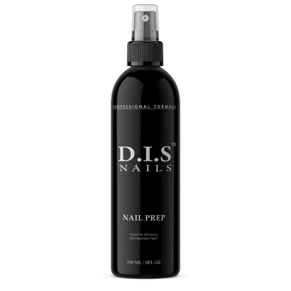 Рідина для знежирення нігтів D.I.S.Nails Nail Prep, 240 мл 