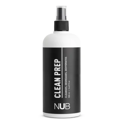Знежирювач для нігтів 3 в 1 очищує, знежирює, зневоднює NUB Clean Prep, 500 мл 