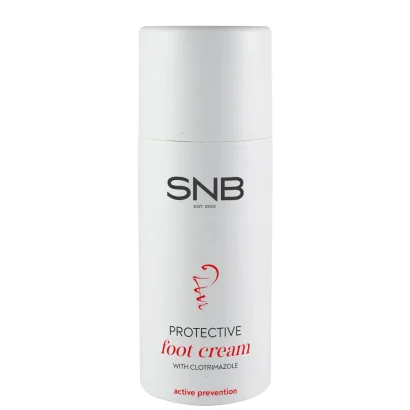 Захисний крем для ніг з клотримазолом, 100 мл Foot Cream with Clotrimazole PROTECTIVE (PSA061) SNB