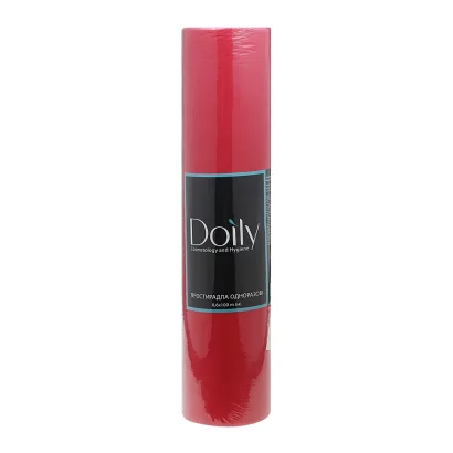 Простирадла 0,6х100 м зі спанбонду 25 г/м2 (1 рулон), колір: ЧЕРВОНИЙ Doily