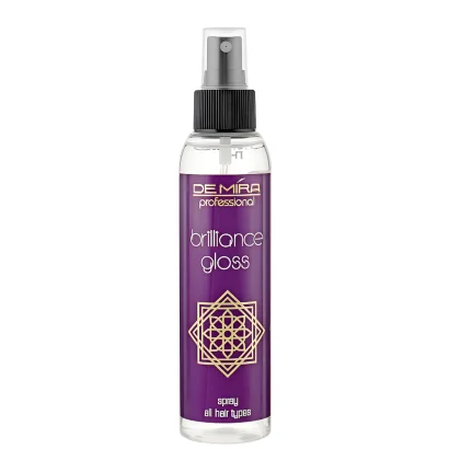 Блиск-спрей без фіксації для всіх типів волосся, 160 мл Brilliance Gloss DEMIRA Professional