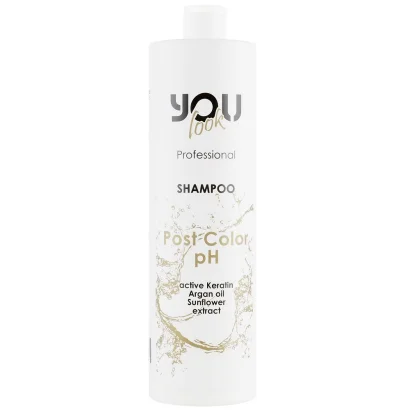Шампунь після процедури фарбування (pH 3,8), 1000 мл Post Color pH SHAMPOO You look Professional