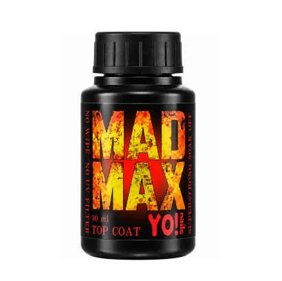 Топ суперстійкий YoNails MAD MAX No Wipe No UV Filter, 30 мл  