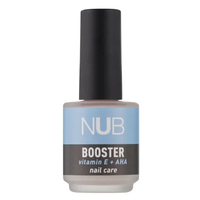 Засіб для зміцнення нігтів з АНА-кислотами та вітаміном Е NUB Nail Booster, 15 мл
