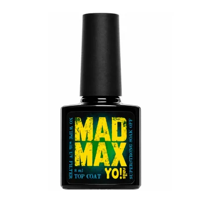 Топ суперстійкий YoNails MAD MAX No Wipe With UV Filter, 8 мл  