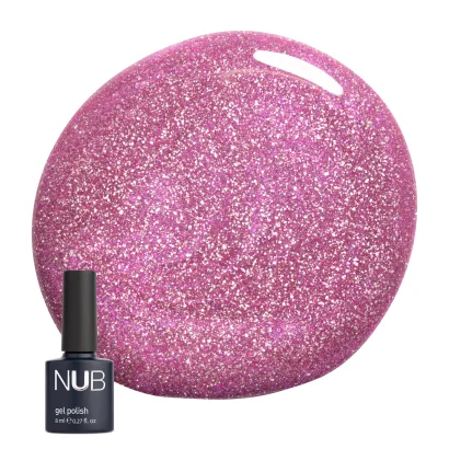 NUB Gel Polish Night Light Гель-лак світловідбивний 8мл № NL9 Flamingo Star