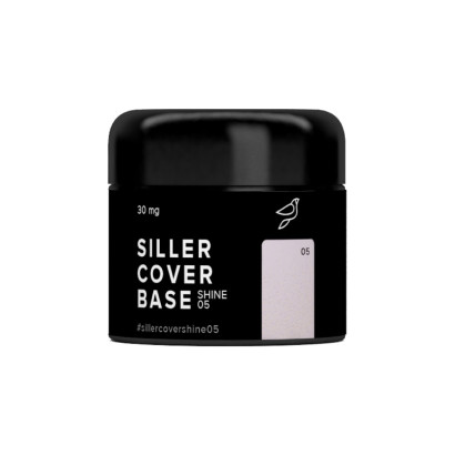 Основа камуфлююча з шиммером, 30 мл №005 Shine Cover Base SILLER Proffesional