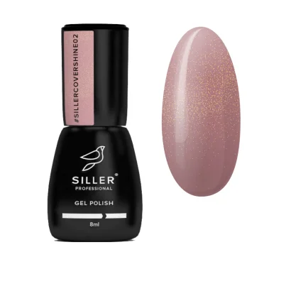 Основа камуфлююча з шиммером, 8 мл №002 Shine Cover Base SILLER Proffesional 
