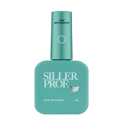Топ без липкого шару "без подряпин" SILLER Professional Top No Wipe Anti Scratch, 8 мл