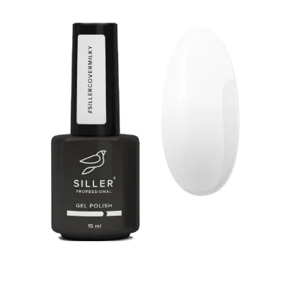 Основа камуфлююча, молочна, 15 мл Milky Cover Base SILLER Professional       