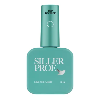 Топ без липкого шару SILLER Professional Top No Wipe, 15 мл  