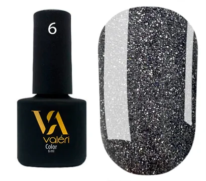 Гель-лак світловідбивний VALERI Gel Polish Flash №06, 6 мл 