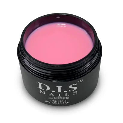 Гель моделюючий D.I.S.Nails Hard Cover DARK PINK Темно-рожевий, 28 г