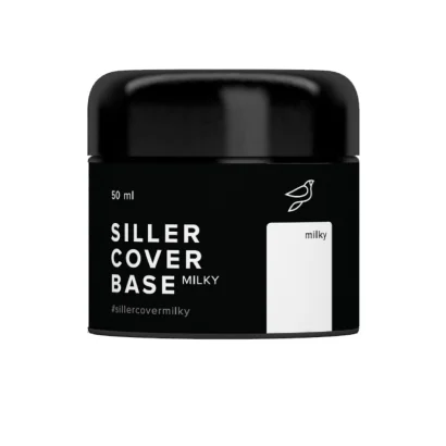 Основа камуфлююча, молочна, 50 мл Milky Cover Base SILLER Professional 