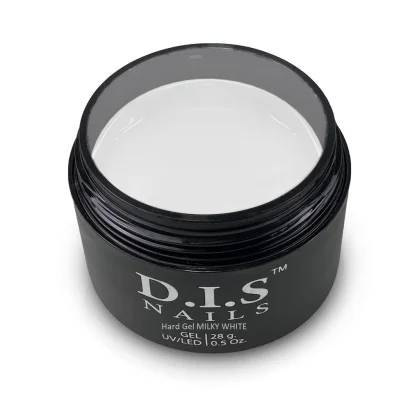 Гель моделюючий D.I.S.Nails Hard Cover MILKY WHITE Молочно-білий, 28 г
