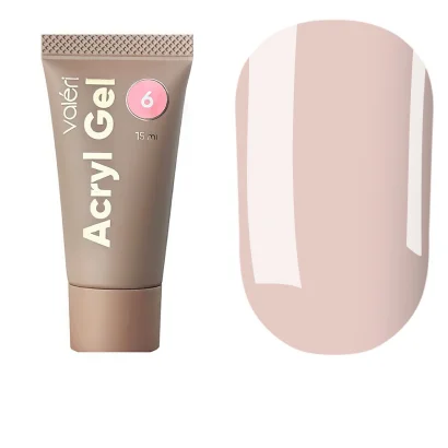 Акрил-гель VALERI Acryl Gel №06 Бежевий, 15 мл 
