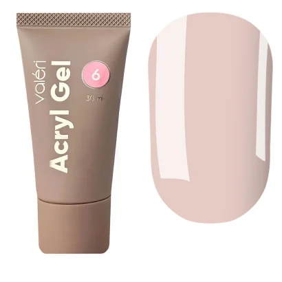 Акрил-гель VALERI Acryl Gel №06 Бежево-рожевий, 30 мл 