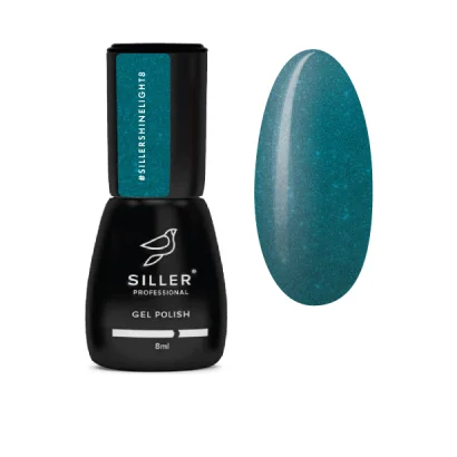 Гель-лак світловідбивний, 8 мл №08 Shine Ligh Gel Polish SILLER Professional