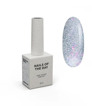 База світловідбивна з шимером NAILSOFTHENIGHT Reflective Cover Base №01, 10 мл 