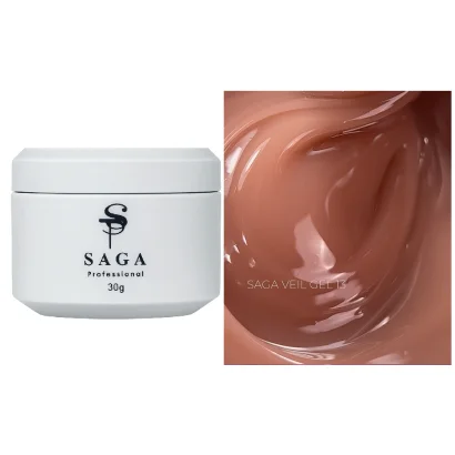 Гель для нарощування на укріплення нігтів SAGA Professional Builder Gel Veil №13, 30 мл 