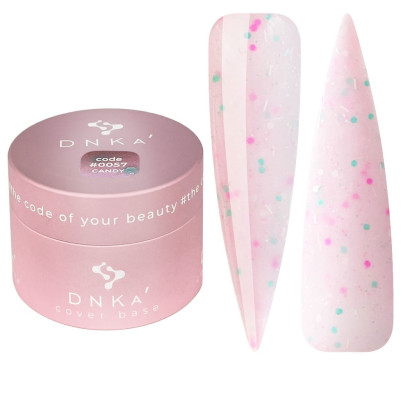 DNKa Cover  Base  Основа камуфляжна для гель-лаку 30мл  №57 Candy 