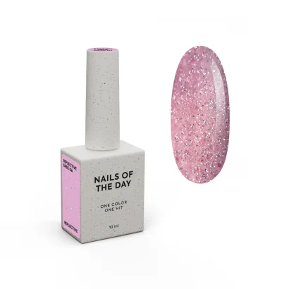 База світловідбивна з шимером NAILSOFTHENIGHT Reflective Cover Base №06, 10 мл 