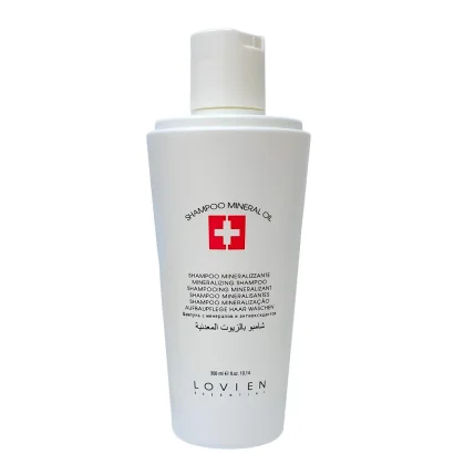 Шампунь для сухого та пошкодженого волосся, 300мл Mineralizing Shampoo Mineral Oil LOVIEN Essential