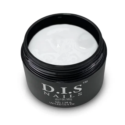 Гель-желе D.I.S.Nails Jelly Gel №01 Білий, 28 г 