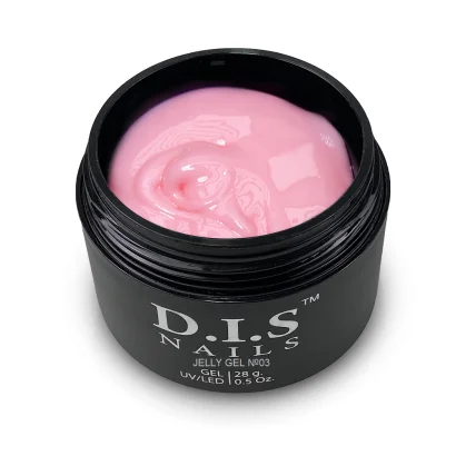 Гель-желе D.I.S.Nails Jelly Gel №03 Світлий лілово-рожевий, 28 г 