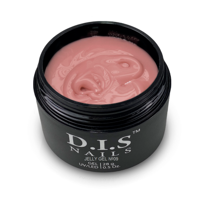 Гель-желе D.I.S.Nails Jelly Gel №09 Насичений карамельно-бежевий, 28 г 